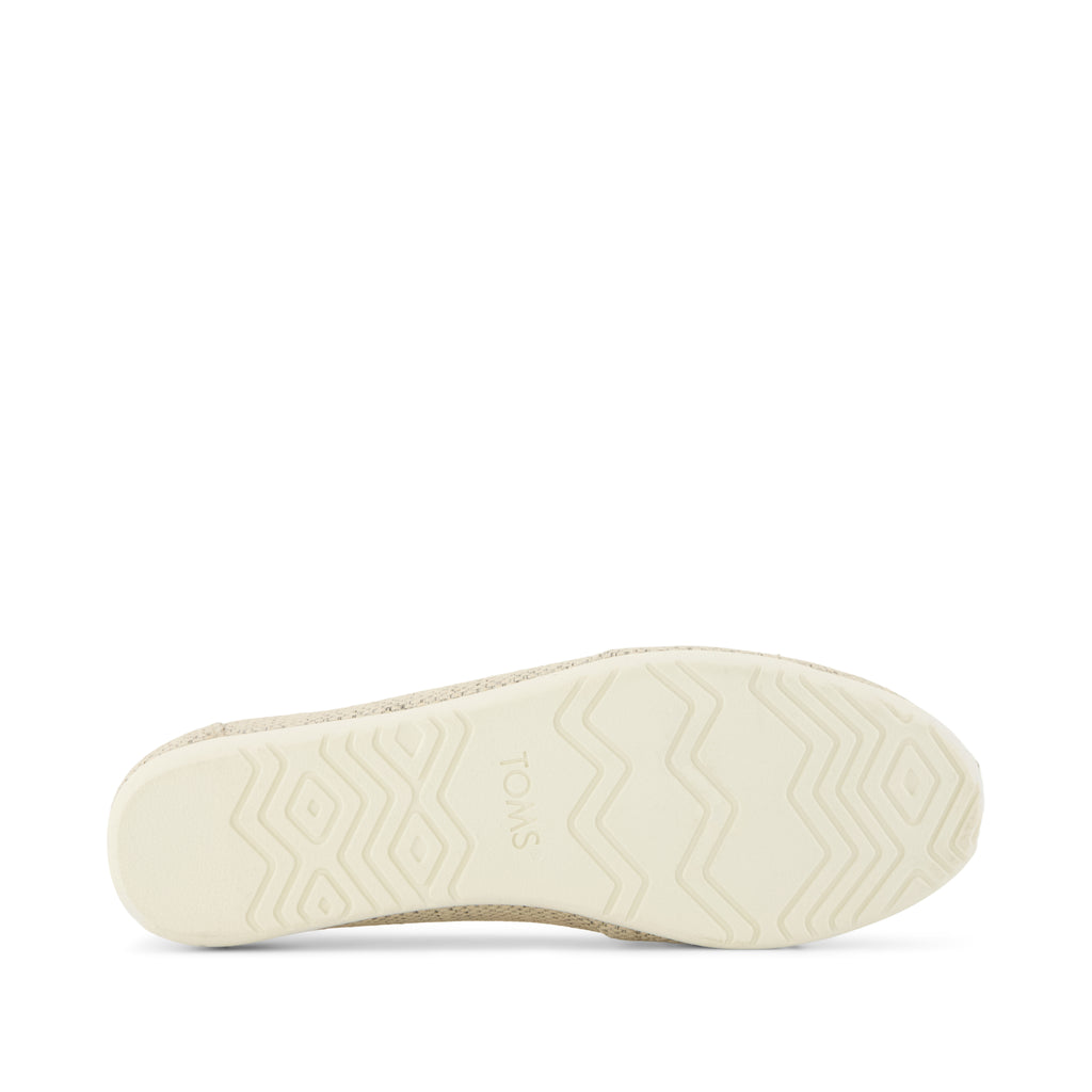 Alpargata Ballet Flat - Natural Melange Bottom Sole View