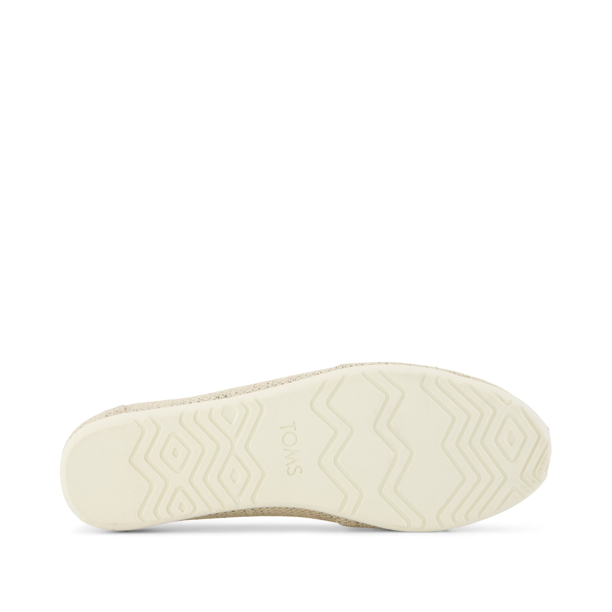 Alpargata Ballet Flat - Natural Melange Bottom Sole View