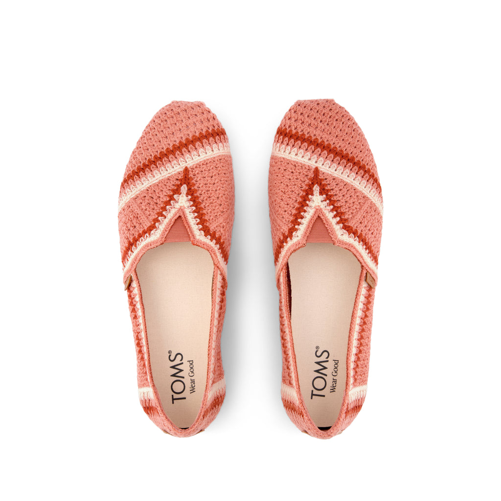 Alpargata Classic - Bloom Crochet Top View