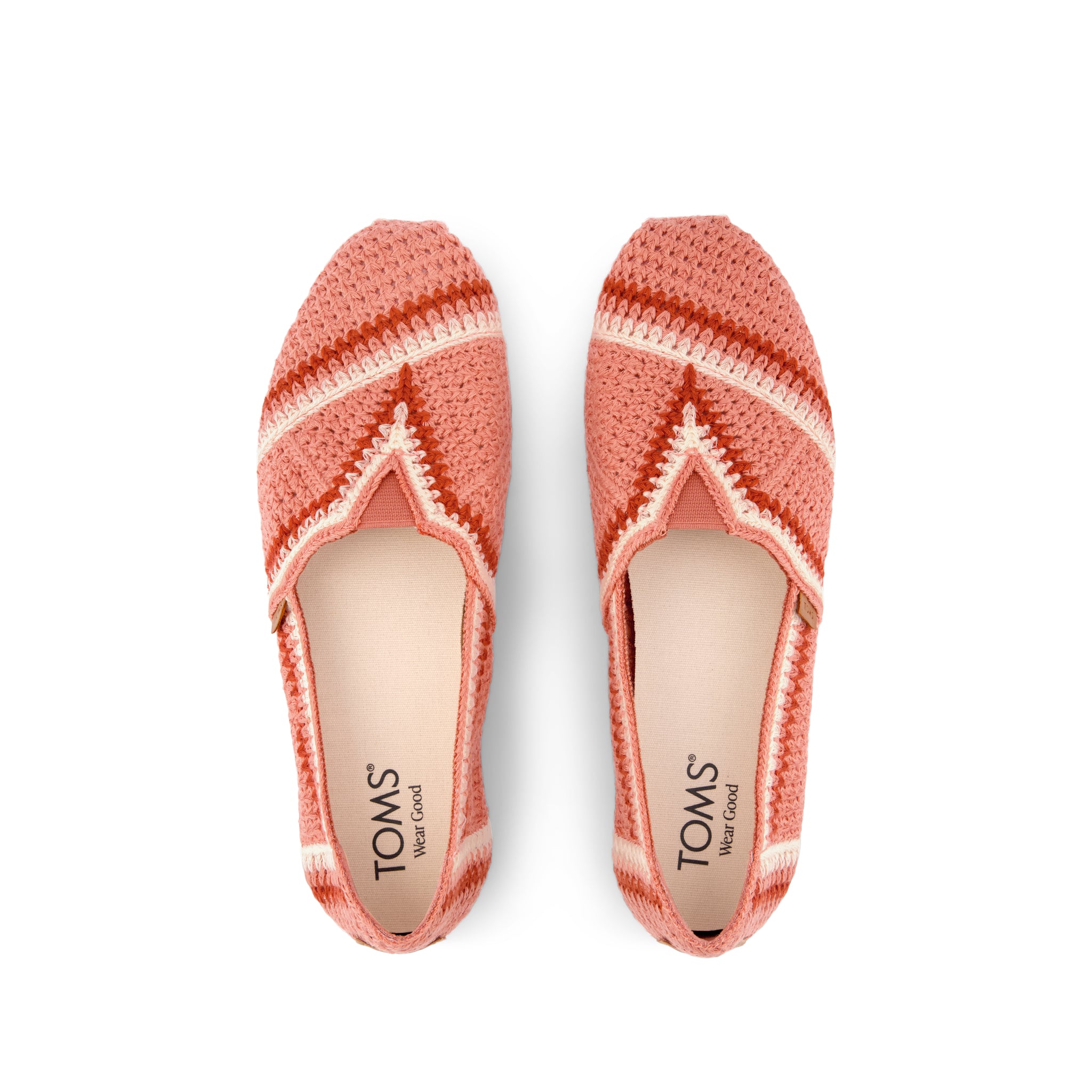 Alpargata Classic - Bloom Crochet Top View