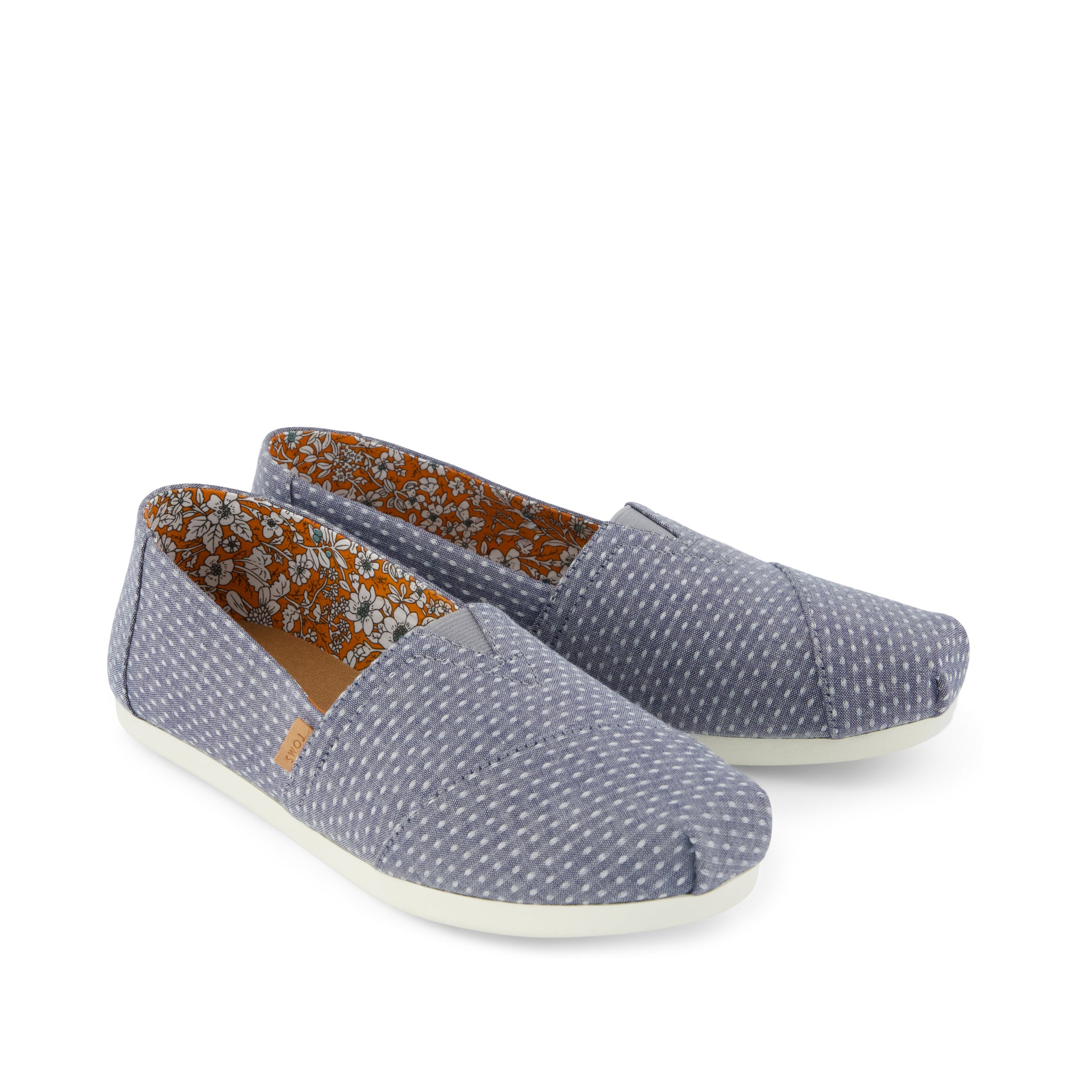 Alpargata Classic - Niagara Mist Chambray Dot Front View