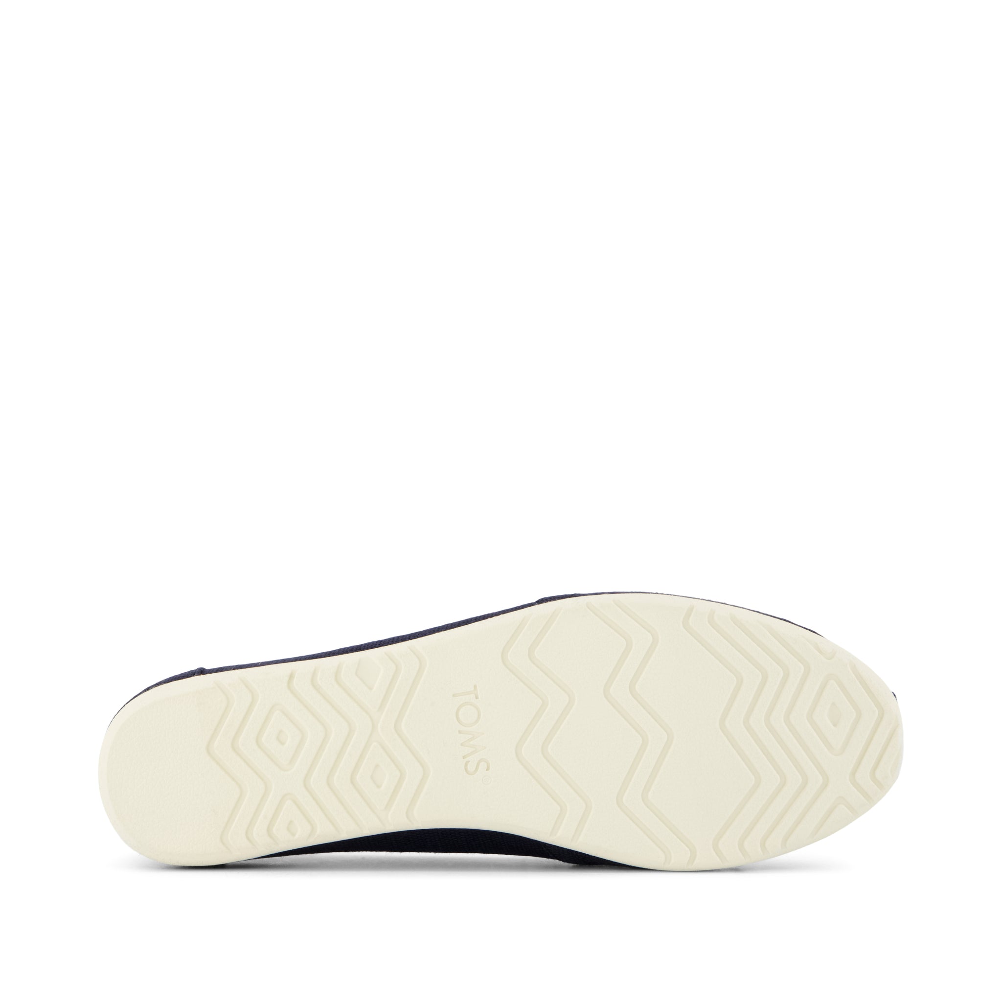 Alpargata Ballet Flat - Navy Heritage Canvas Bottom Sole View