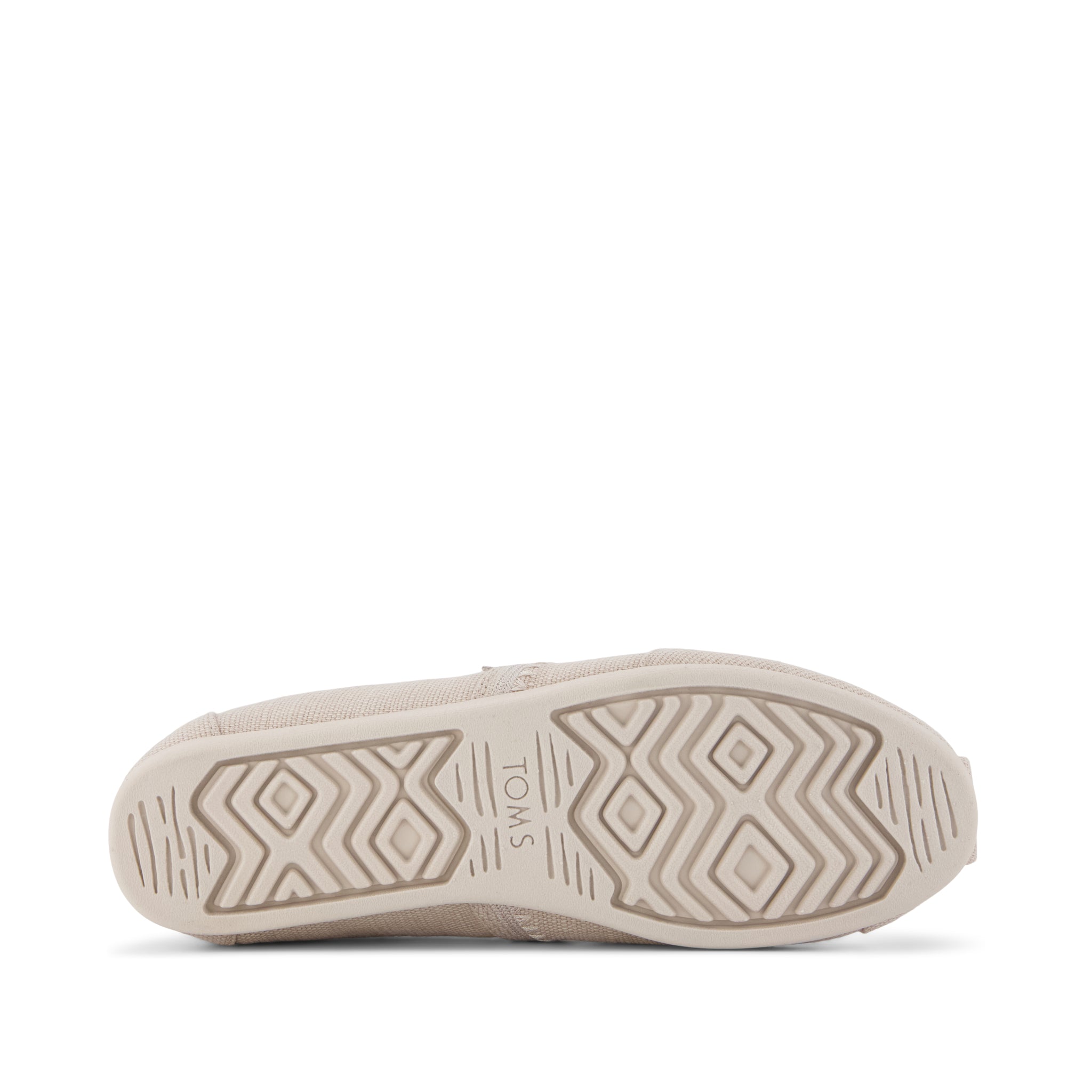 Alpargata Classic - Taupe Embroidered Heritage Canvas (changed from Soft Grey) Bottom Sole View