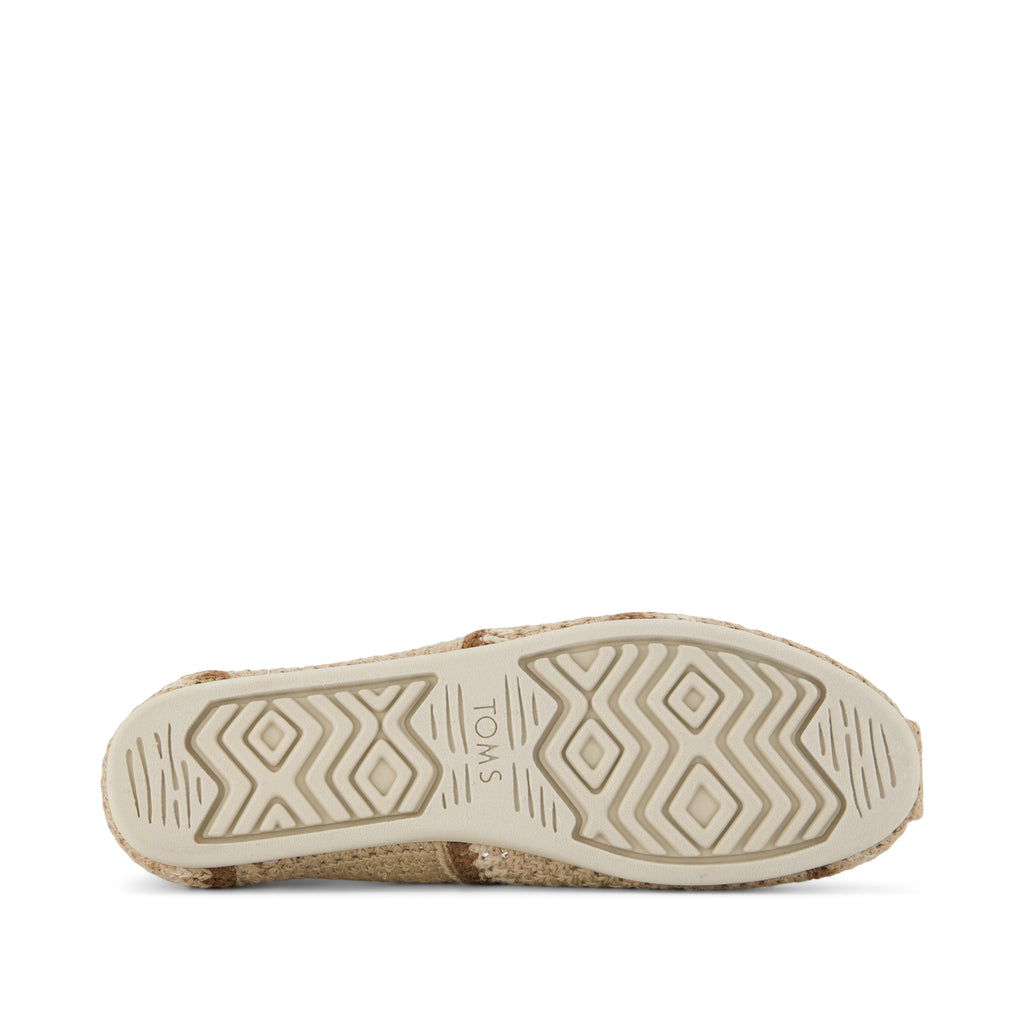 Alpargata Classic - Almond Crochet
 Bottom Sole View