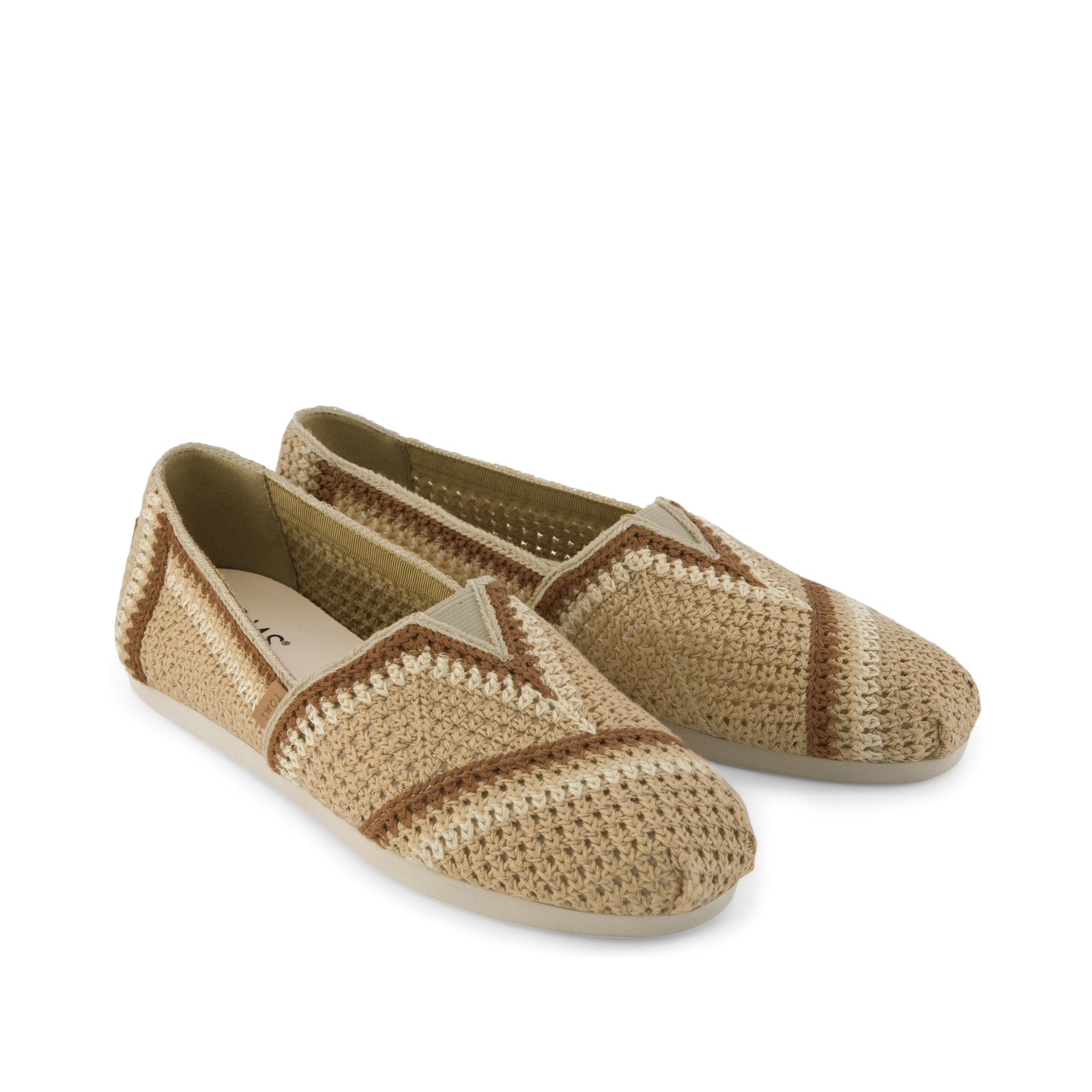 Alpargata Classic - Almond Crochet
 Front View