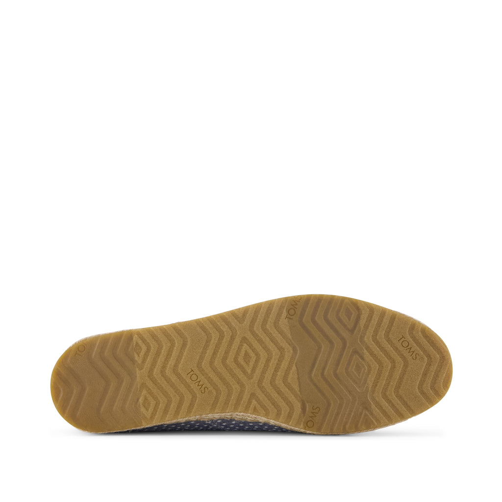 Palmera Plus - Niagara Mist Chambray Dot Bottom Sole View