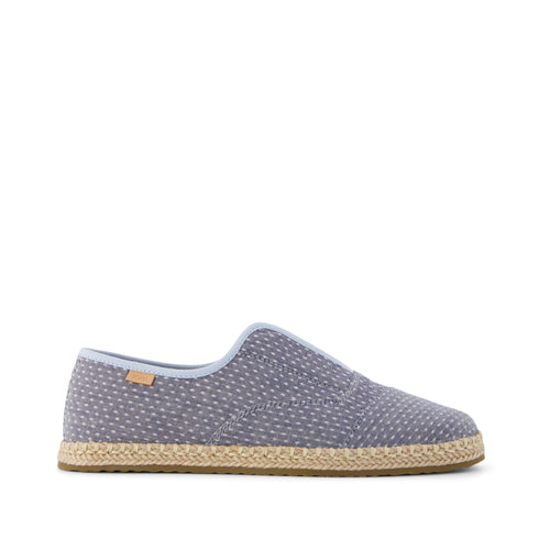 Palmera Plus - Niagara Mist Chambray Dot Side View