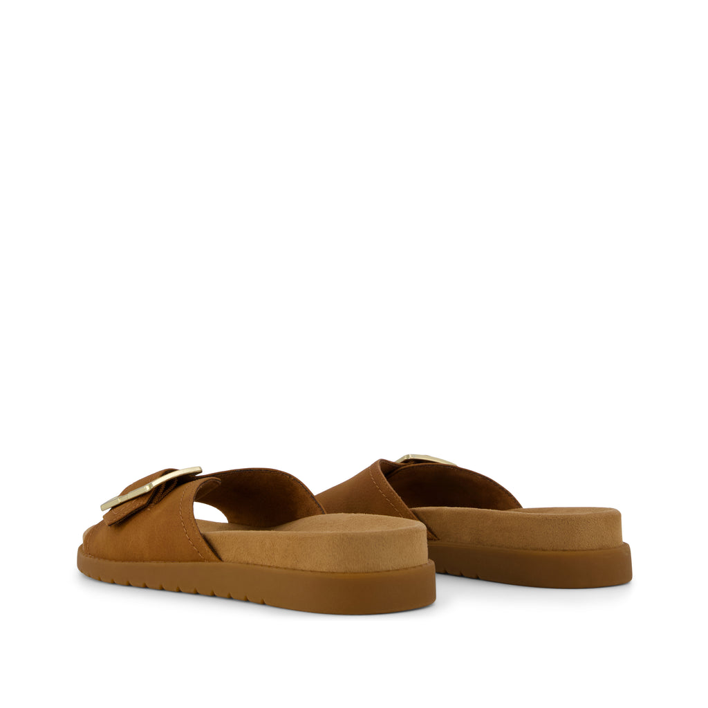 Marin Slide Sandal - Brown Sugar Nubuck Back View