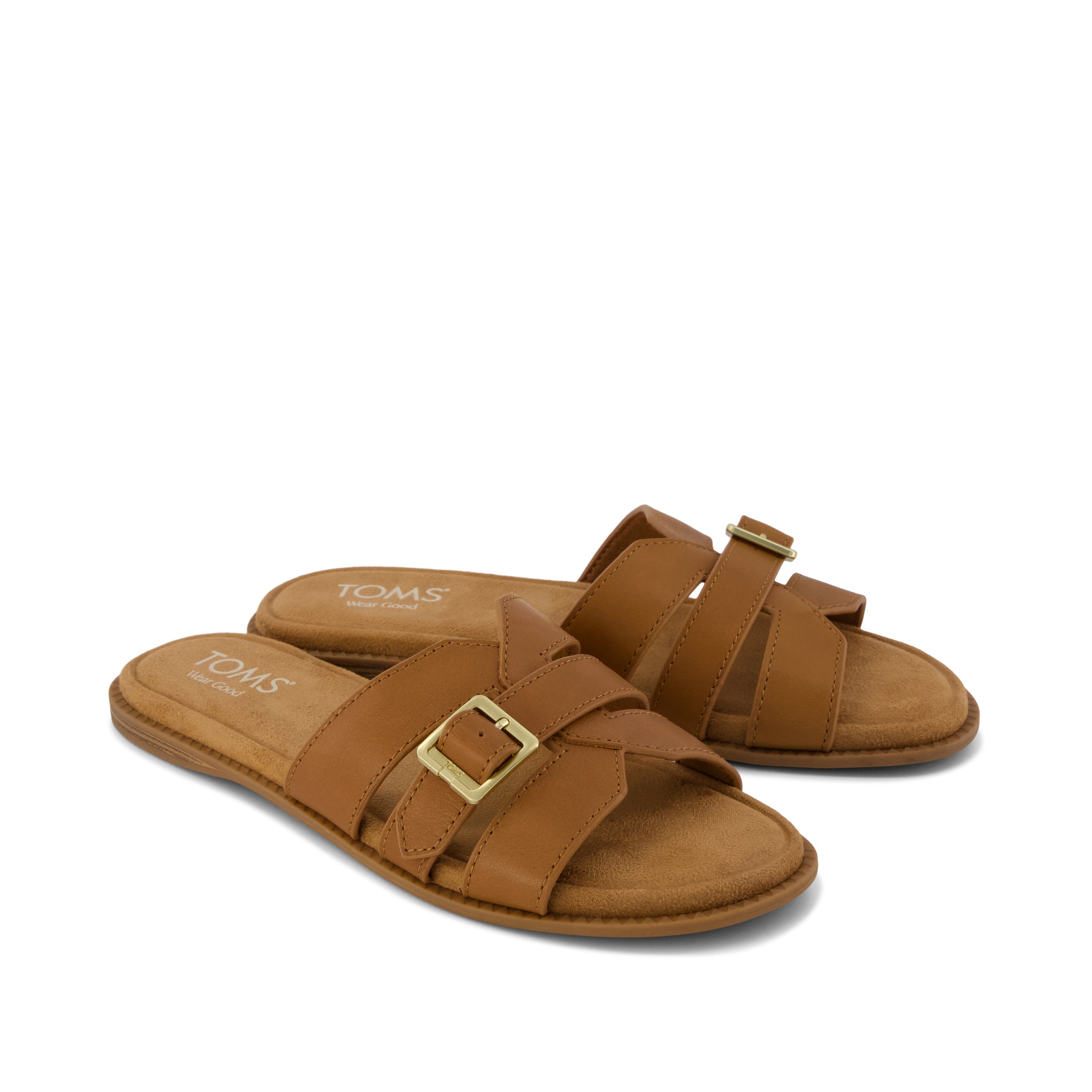 Sol Slide Sandal - Brown Sugar Leopard Front View