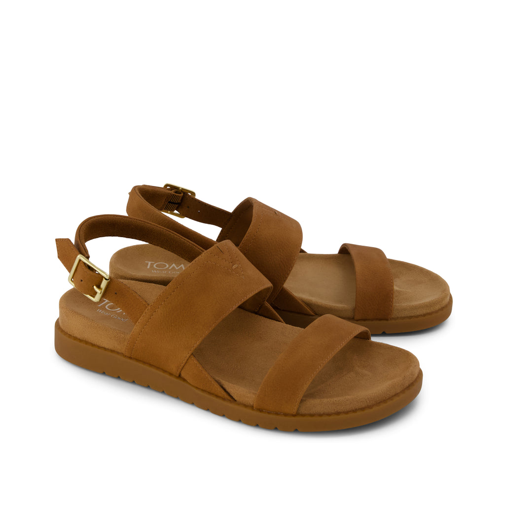 Marin Strap Sandal - Brown Sugar Nubuck
 Front View