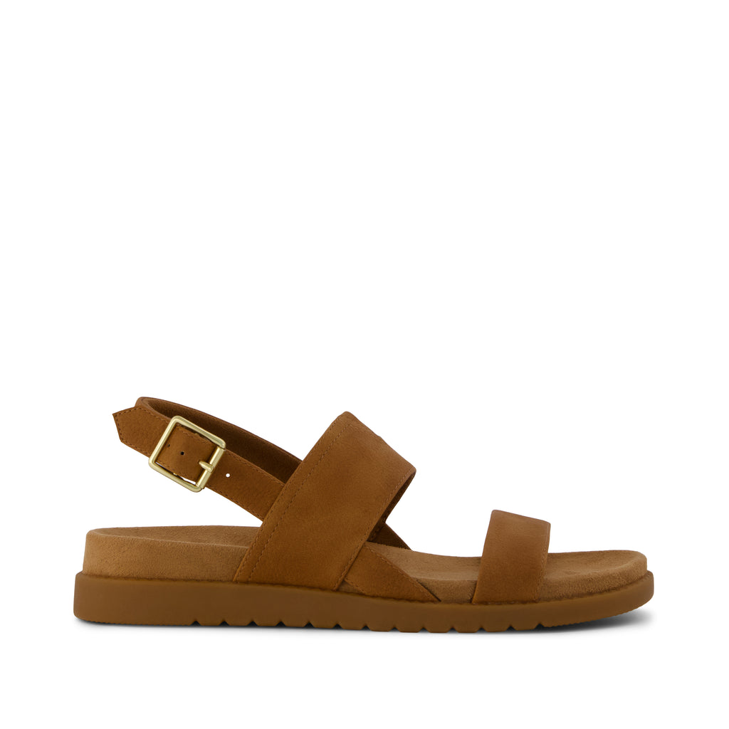 Marin Strap Sandal - Brown Sugar Nubuck
 Side View