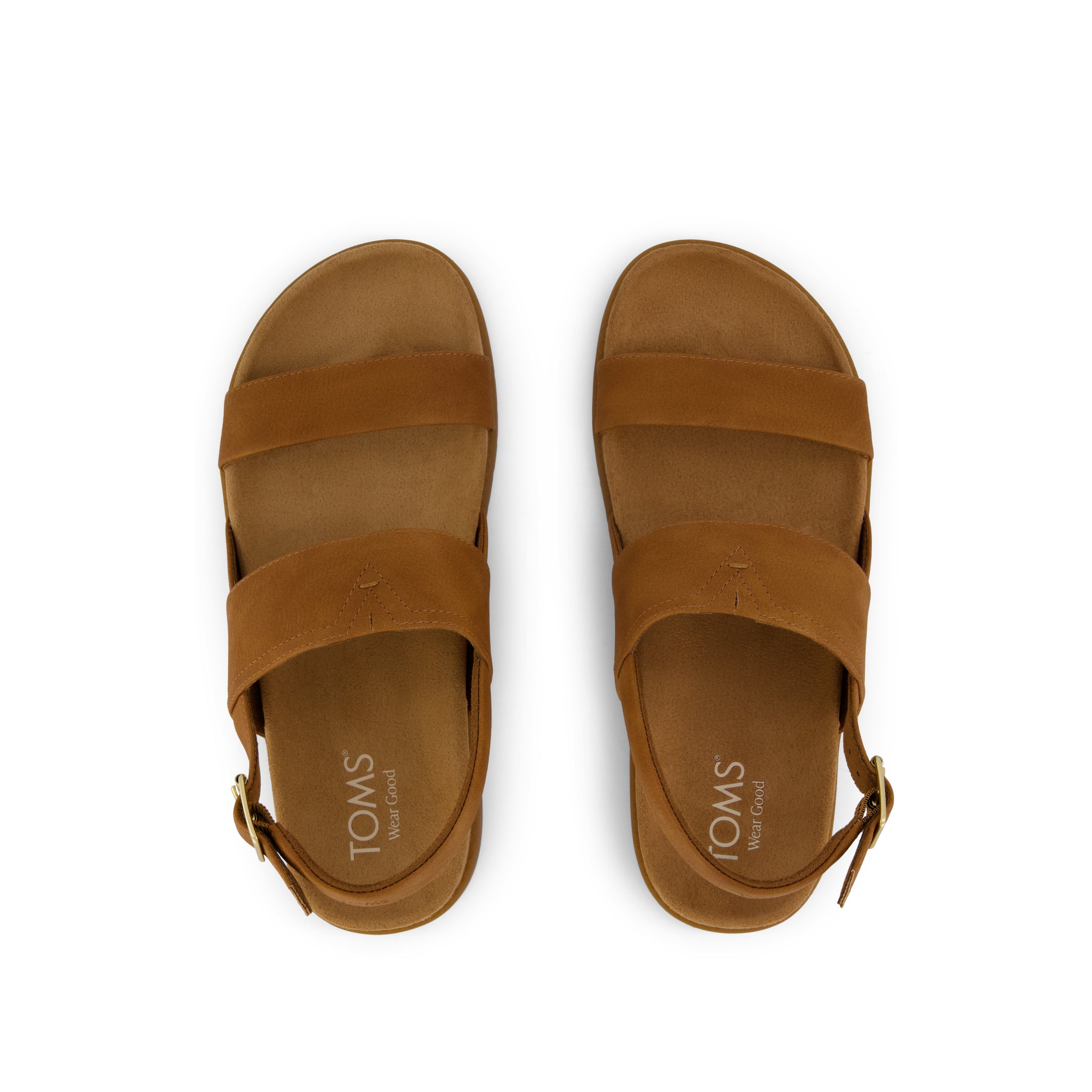 Marin Strap Sandal - Brown Sugar Nubuck
 Top View