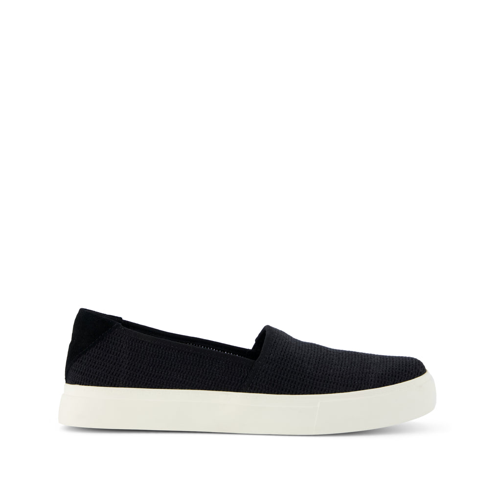 Kameron Slip On Sneaker - Black Mesh Side View