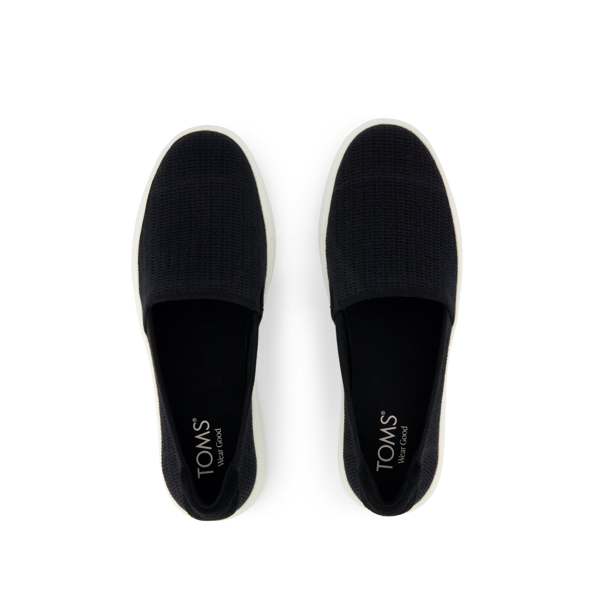 Kameron Slip On Sneaker - Black Mesh Top View