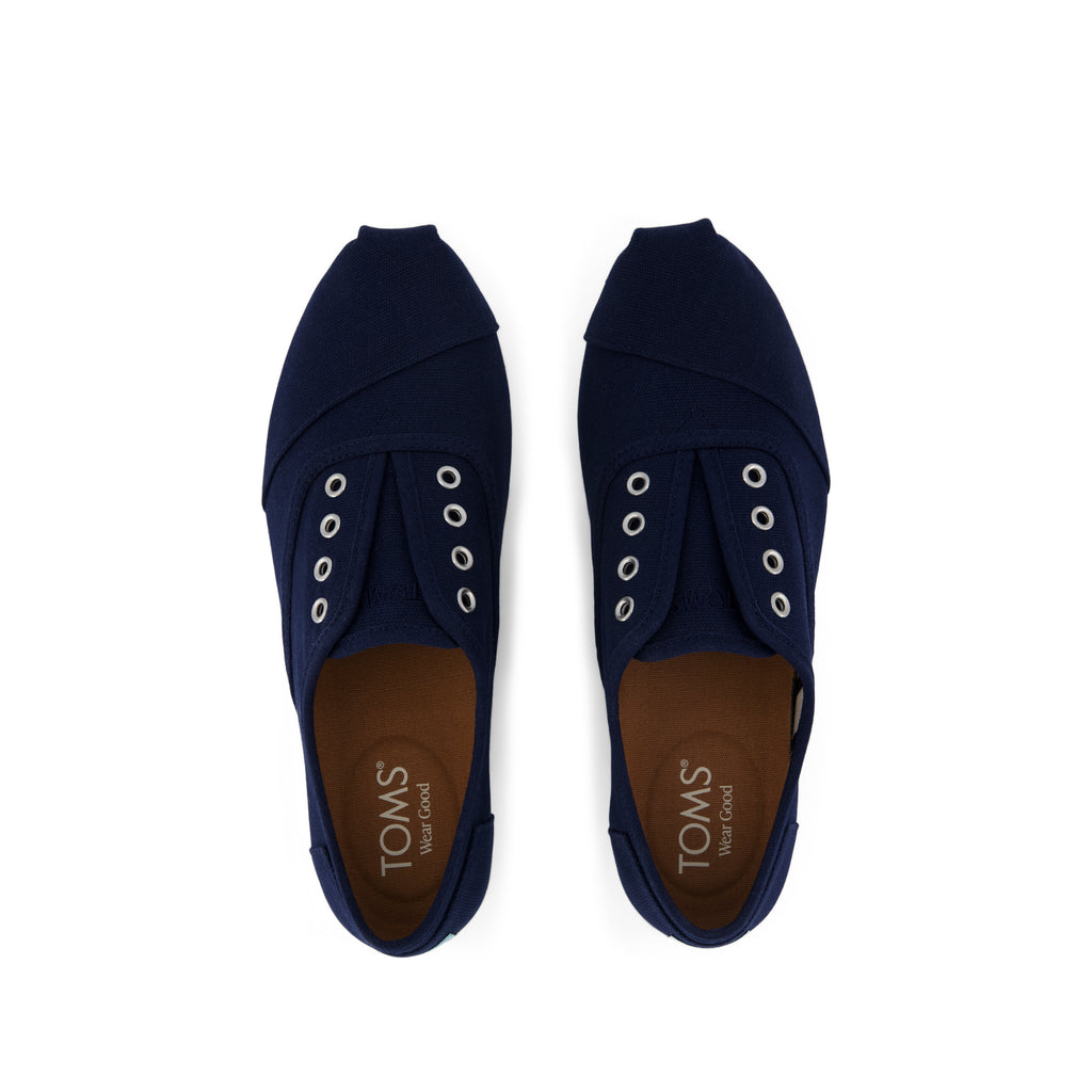 Cordones Plus Sneaker - Navy Canvas Top View
