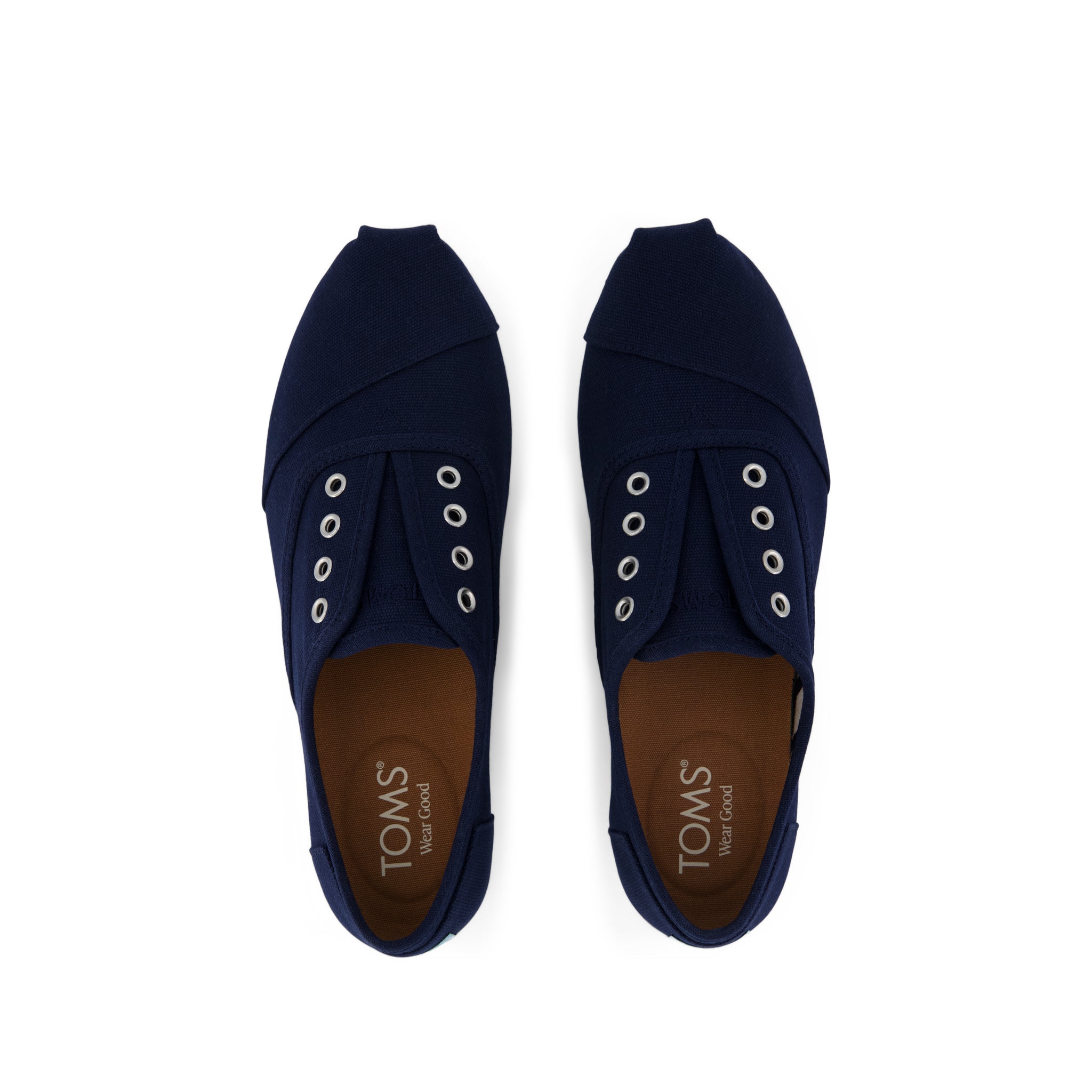 Cordones Plus Sneaker - Navy Canvas Top View