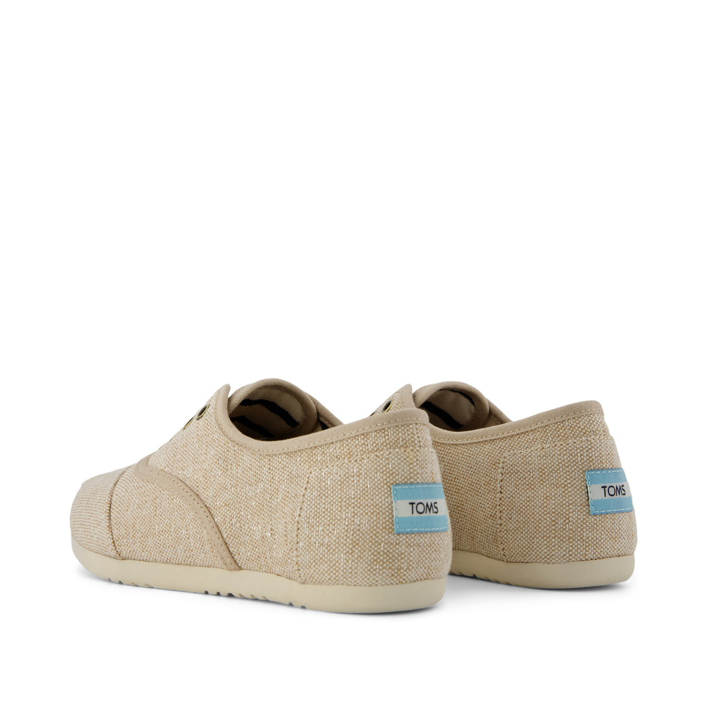 Cordones Plus Sneaker - Champagne Sparkle Back View