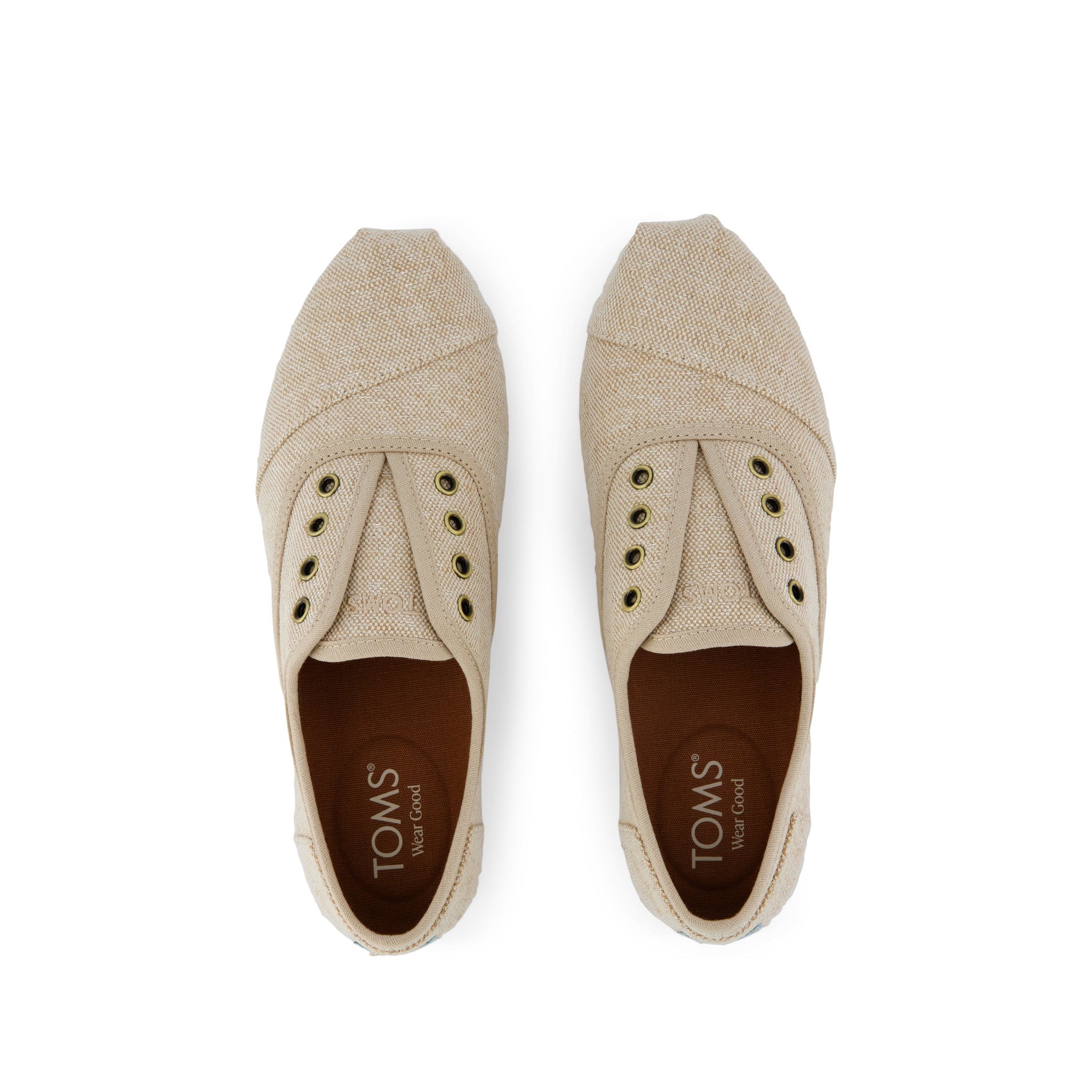 Cordones Plus Sneaker - Champagne Sparkle Top View