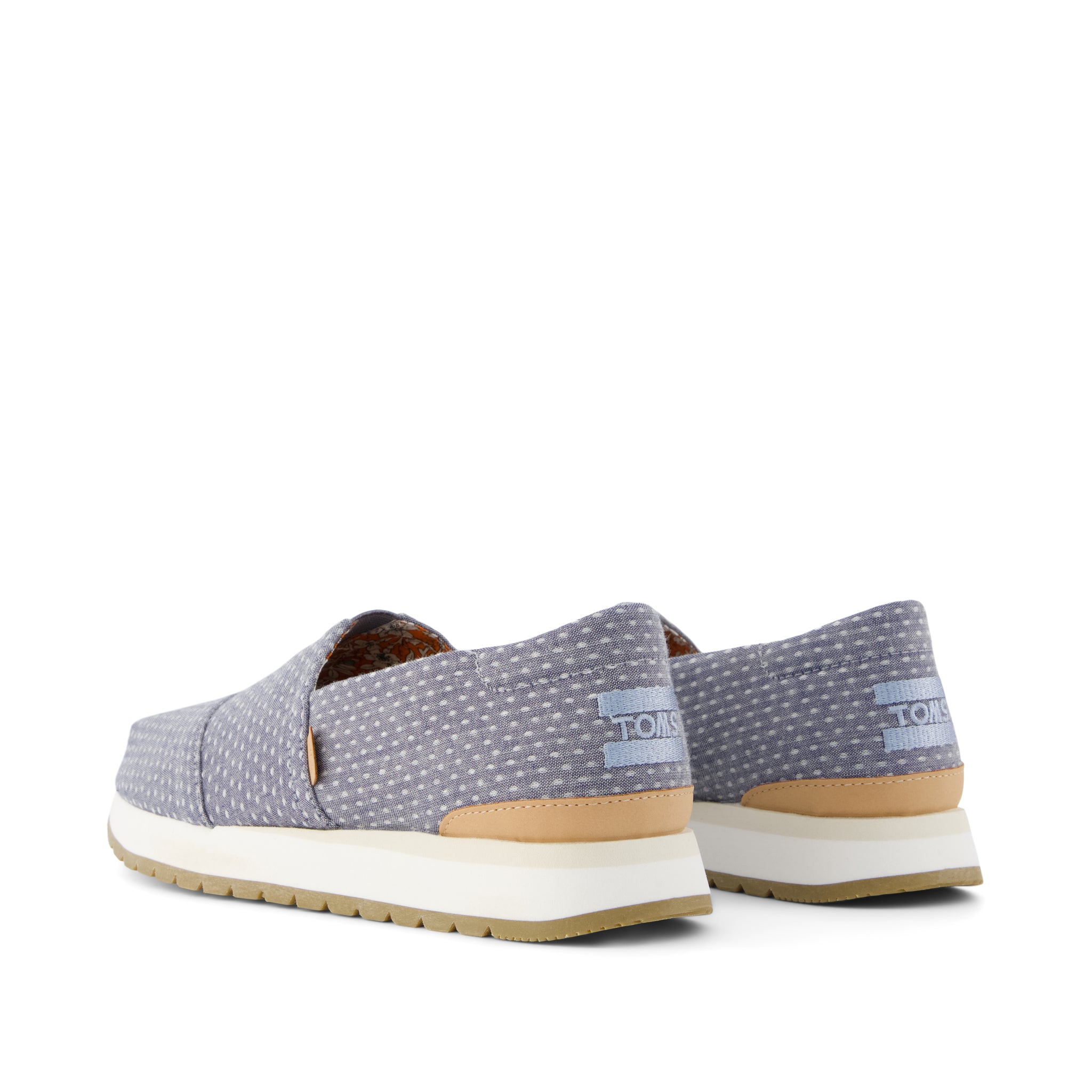 Resident Plus - Niagara Mist Chambray Dot Back View