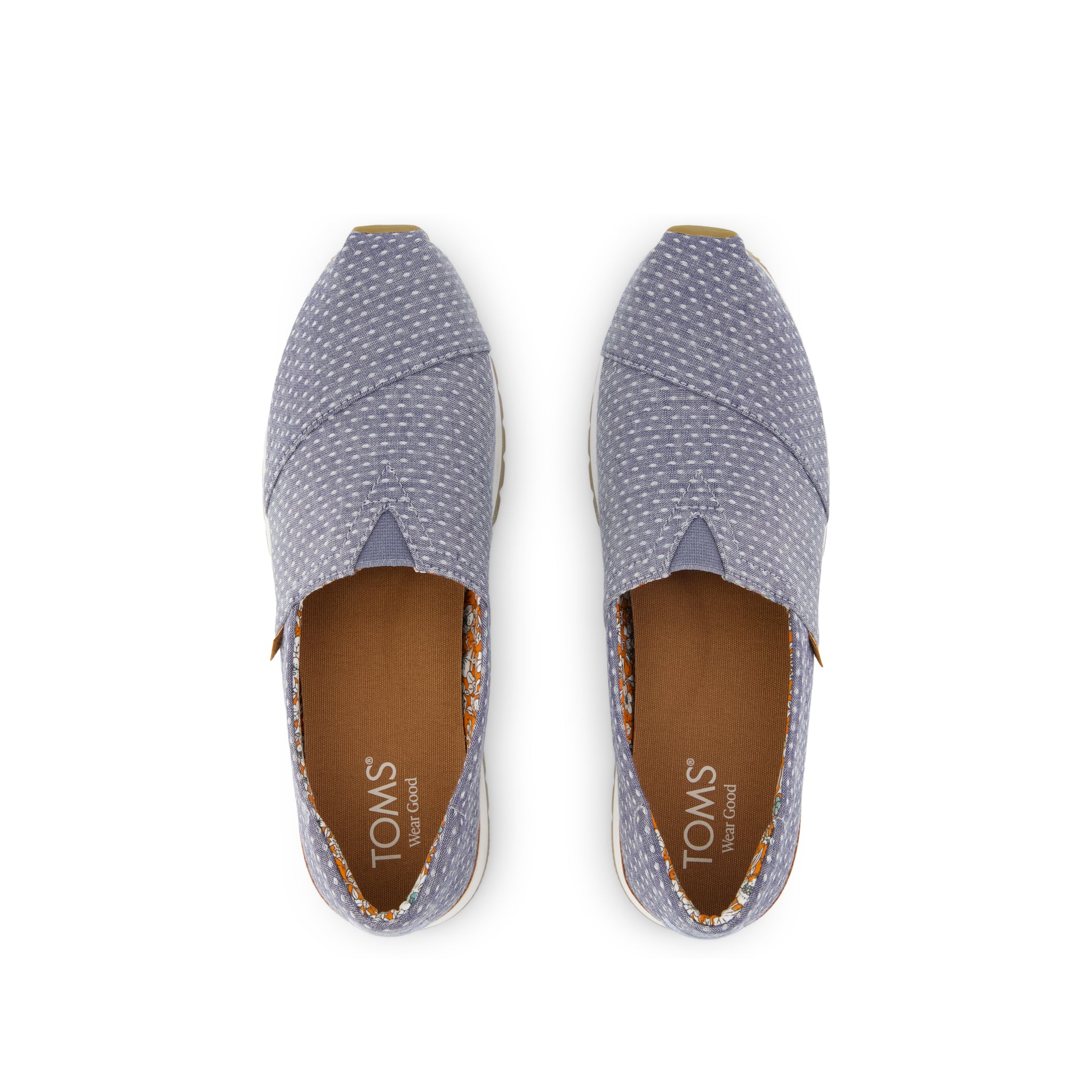 Resident Plus - Niagara Mist Chambray Dot Top View