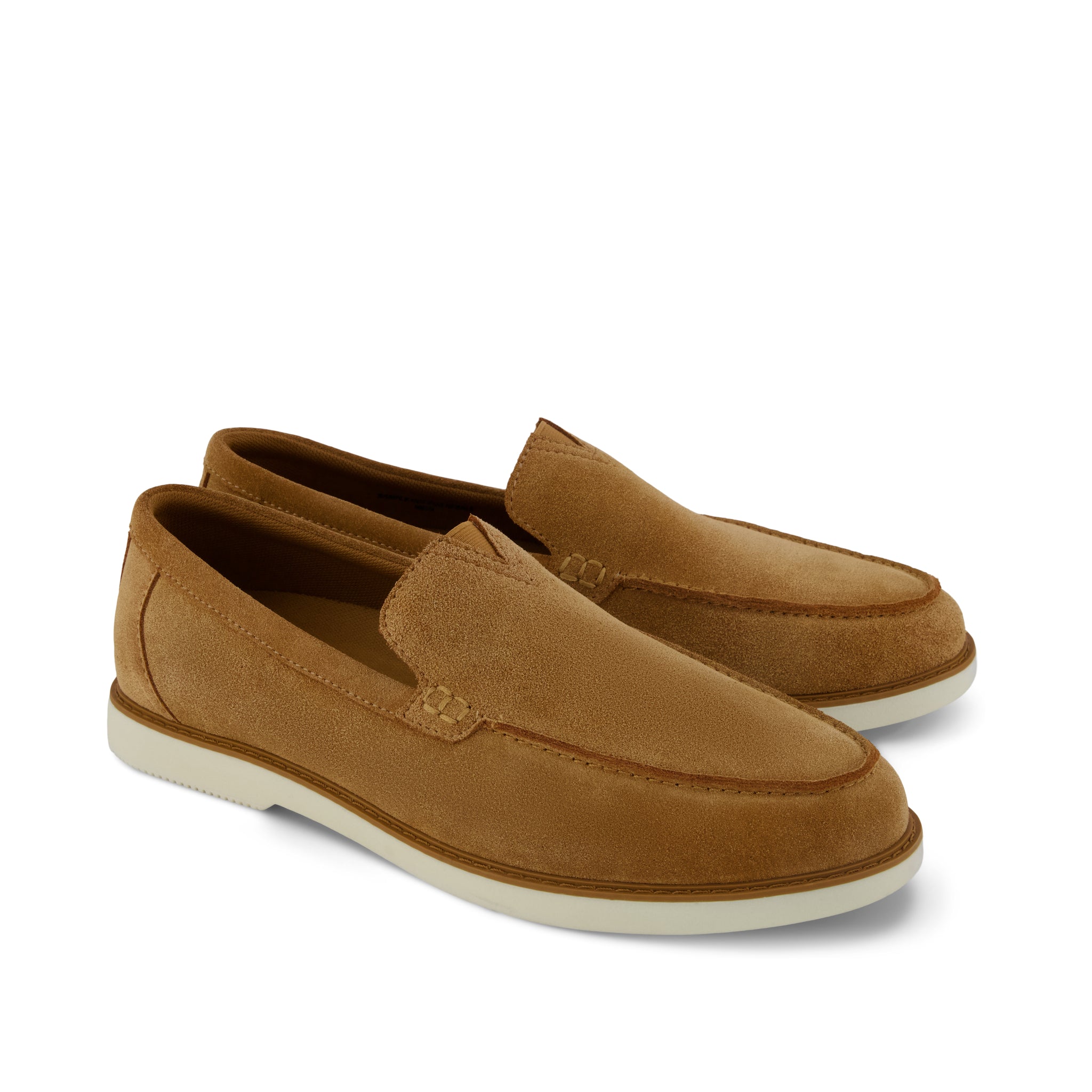 Marcos Loafer - Tan Suede Front View