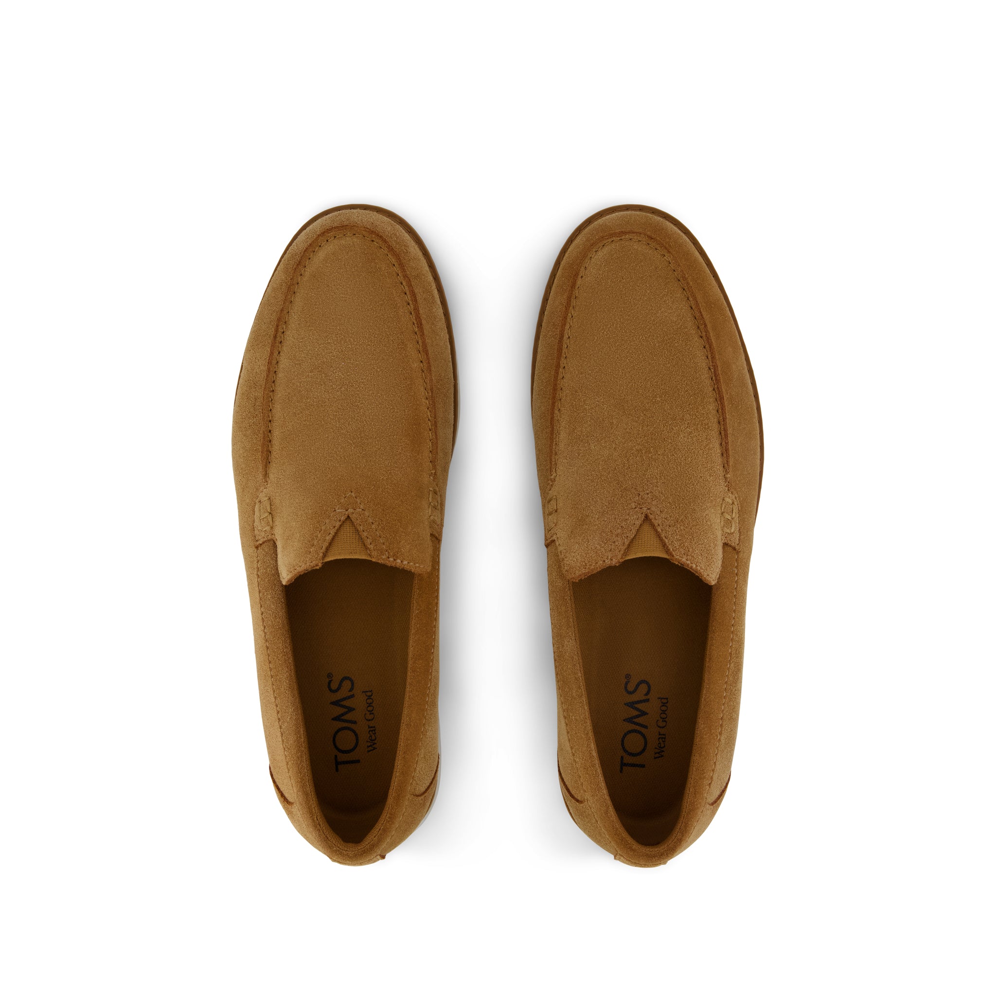 Marcos Loafer - Tan Suede Top View