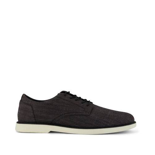 Joshua Dress Shoe - Black Denim
 Side View
