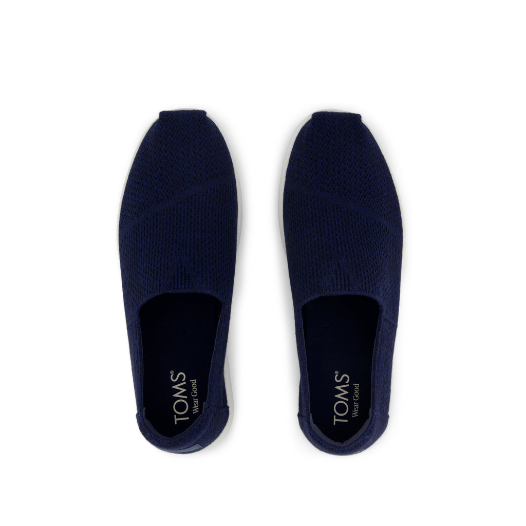 Alp FWD - Navy Knit Top View