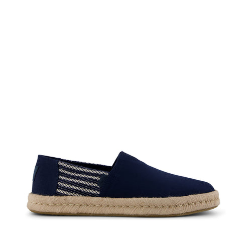 Alpargata Rope 2.0 Espadrille - Navy Stripes Side View