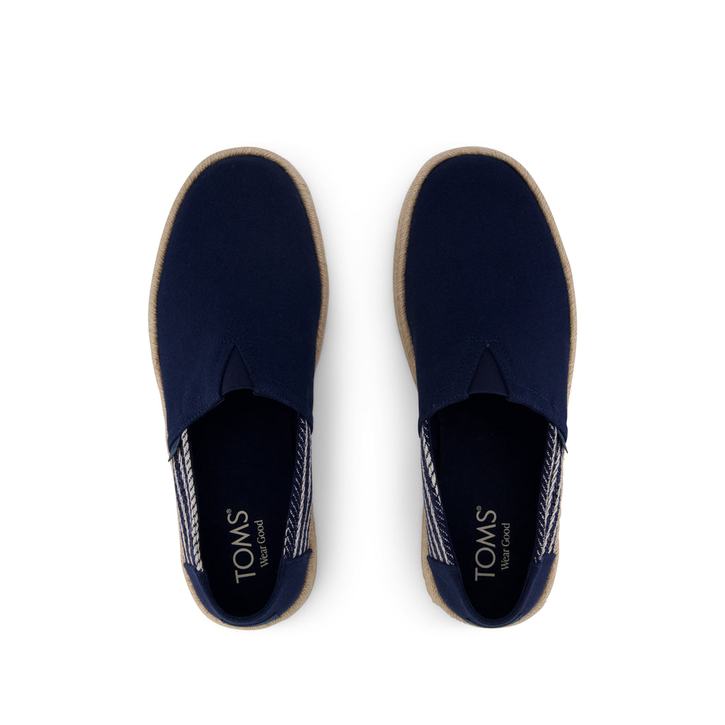 Alpargata Rope 2.0 Espadrille - Navy Stripes Top View