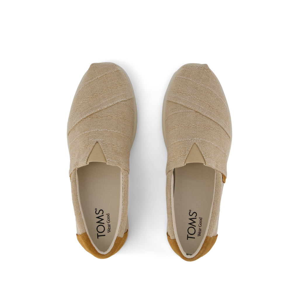 Alp FWD - Natural Stitched Stripes Top View