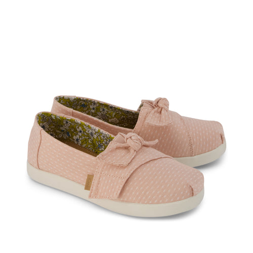 Alpargata Classic Kids Shoe -  Bloom Chambray Dot Front View