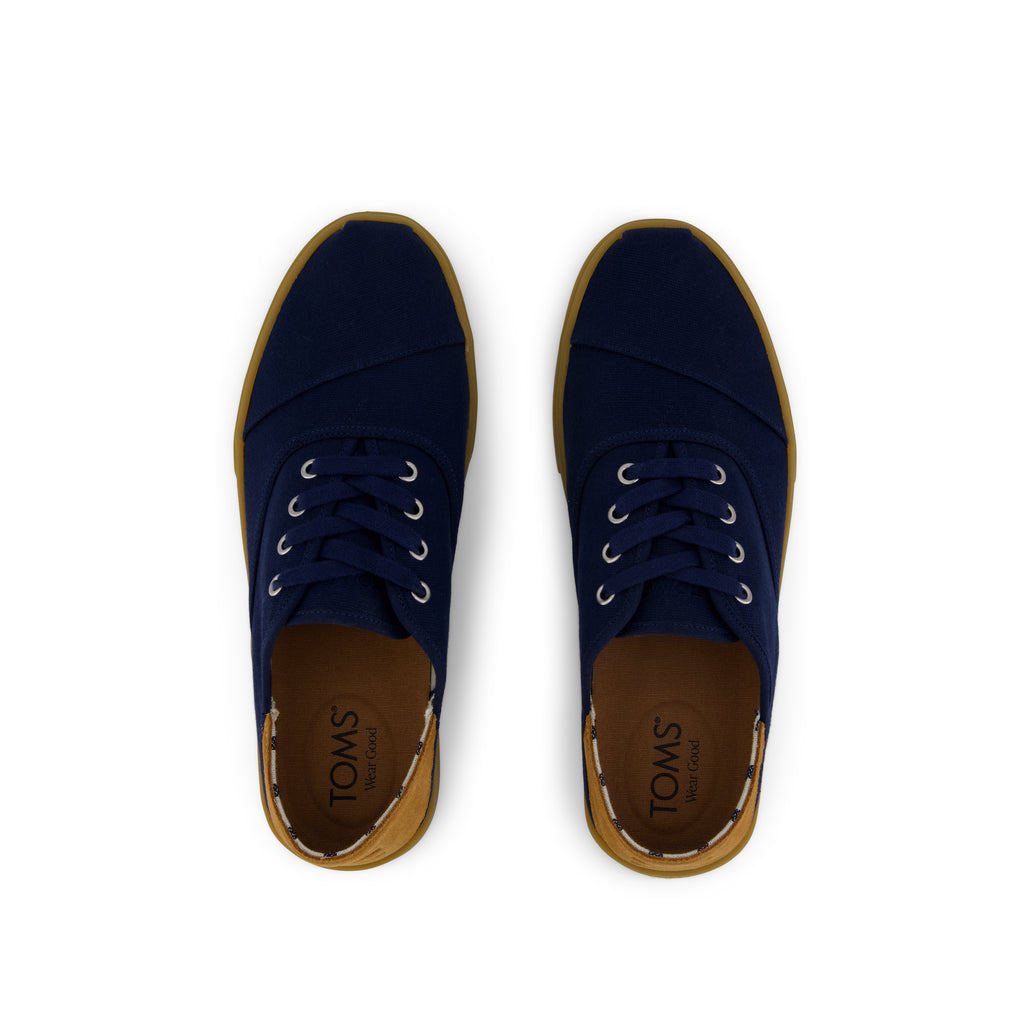 Cordones Plus Sneaker - Navy Canvas Top View