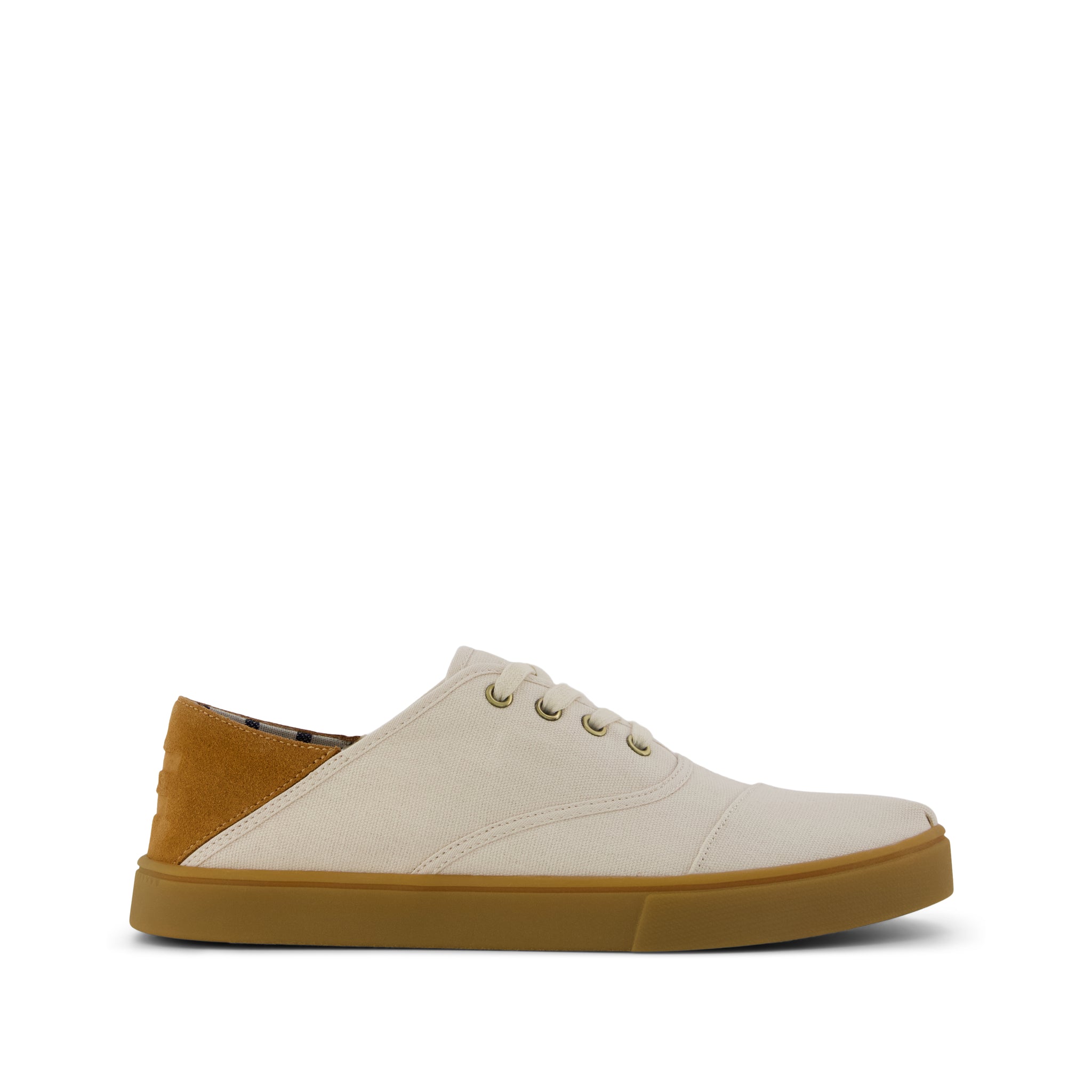 Cordones Plus Sneaker - Natural Canvas Side View
