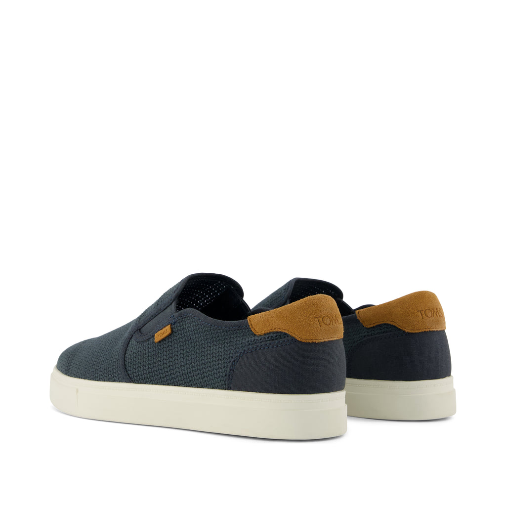Baja 2.0 Slip On Sneaker - Dark Dusk Blue Mesh Back View