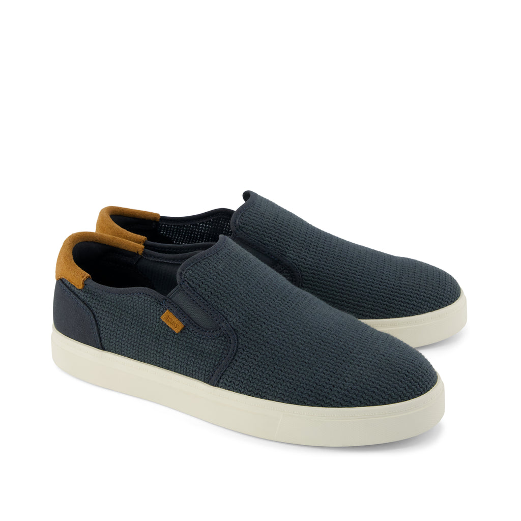 Baja 2.0 Slip On Sneaker - Dark Dusk Blue Mesh Front View