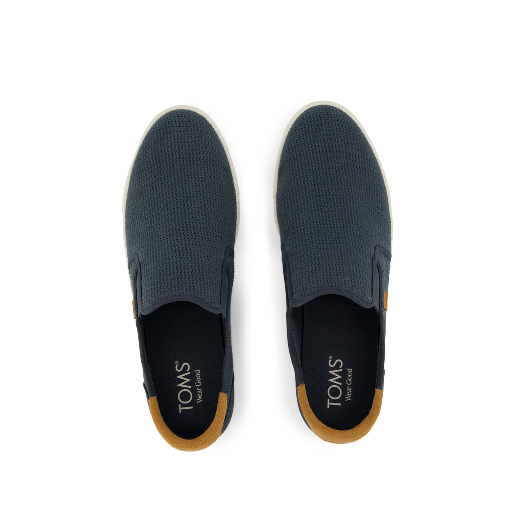 Baja 2.0 Slip On Sneaker - Dark Dusk Blue Mesh Top View
