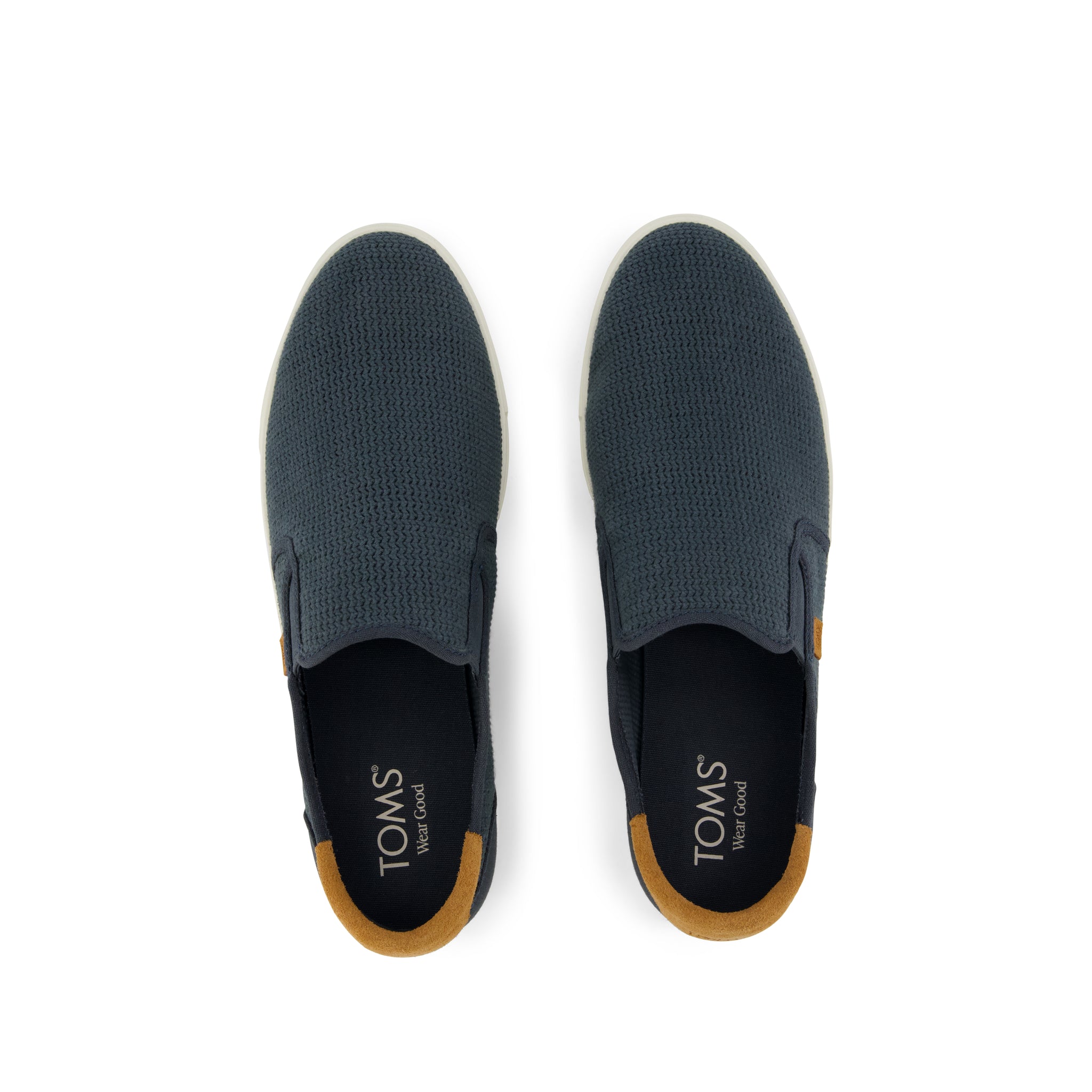 Baja 2.0 Slip On Sneaker - Dark Dusk Blue Mesh Top View