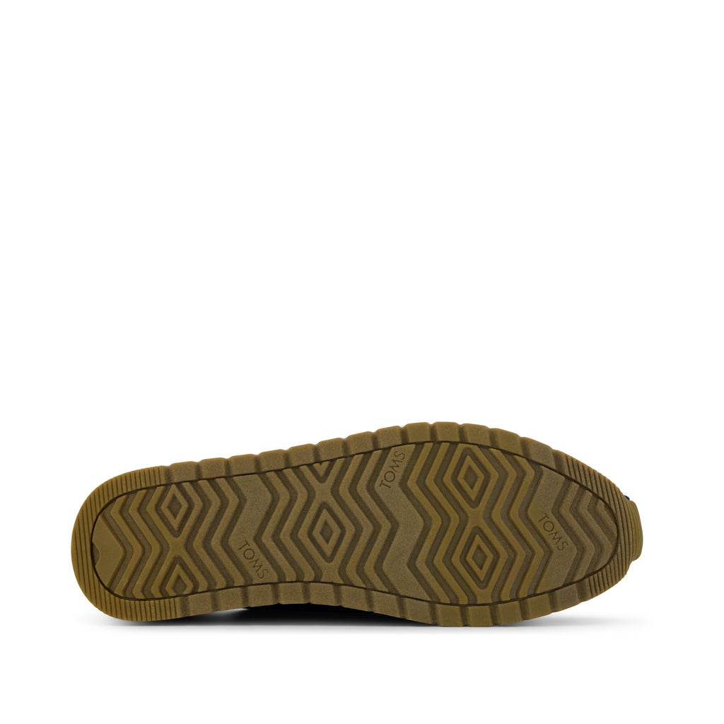 Resident Plus Lace-Up - Navy Knit Bottom Sole View