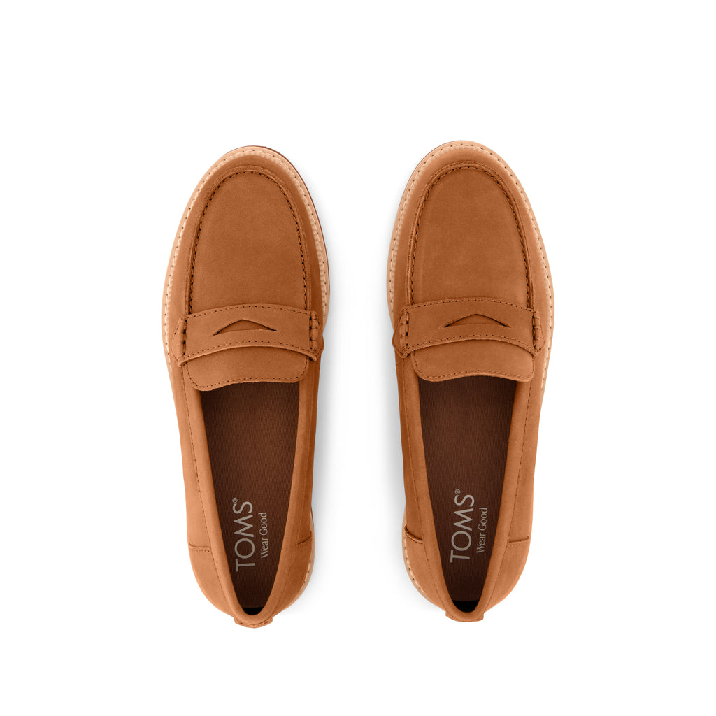 Marie Loafer - Brown Sugar Leather Top View