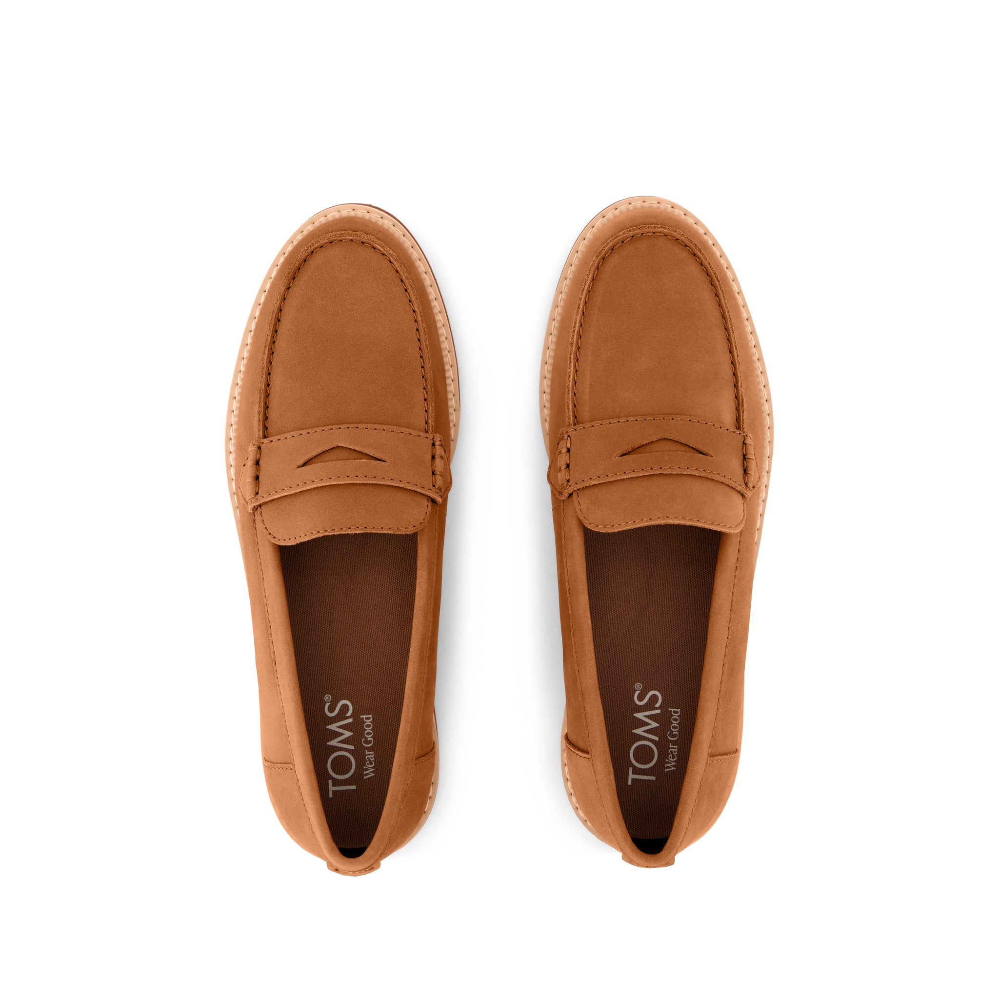 Marie Loafer - Brown Sugar Leather Top View