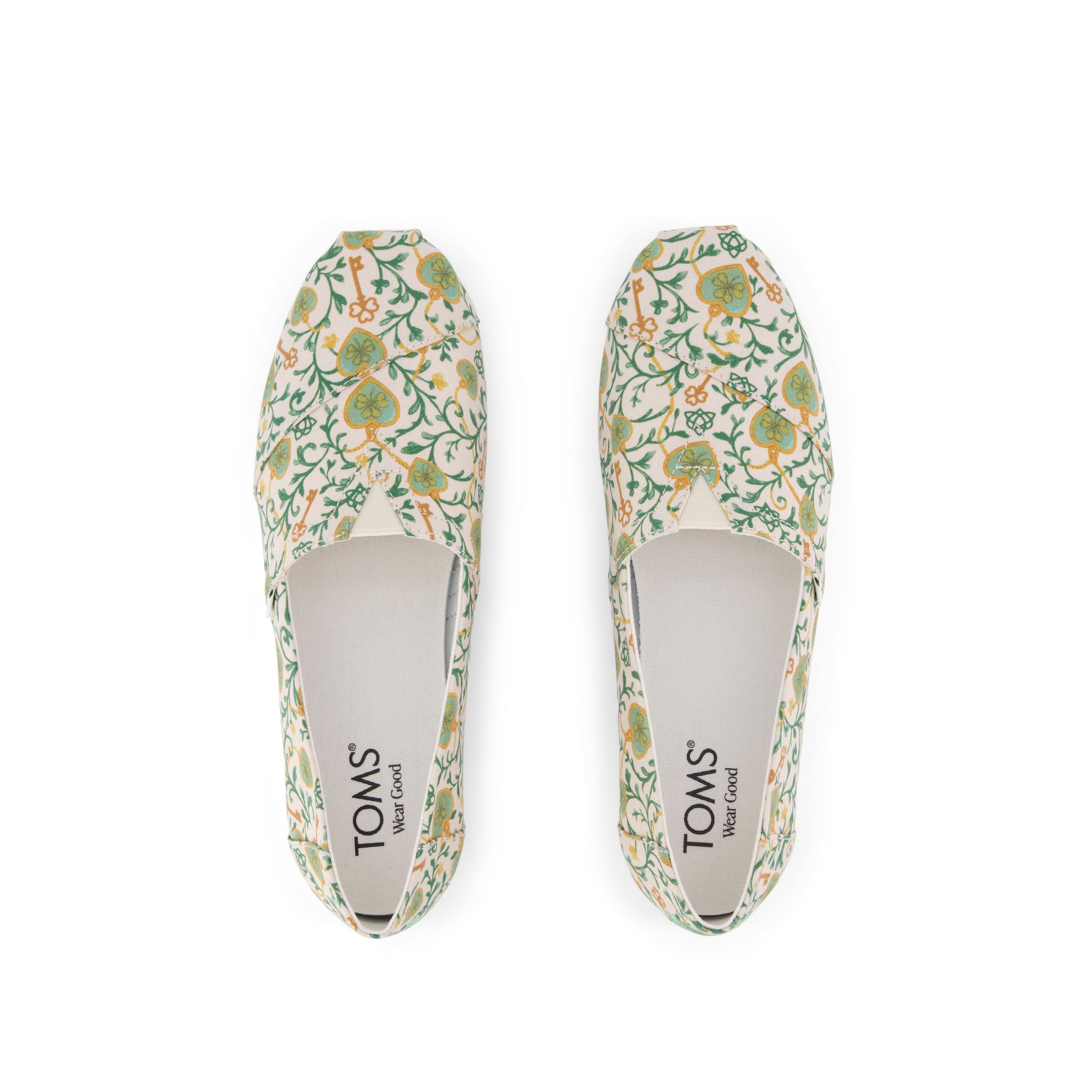 Alpargata Classic -  St Patrick's Day Novelty Print Top View