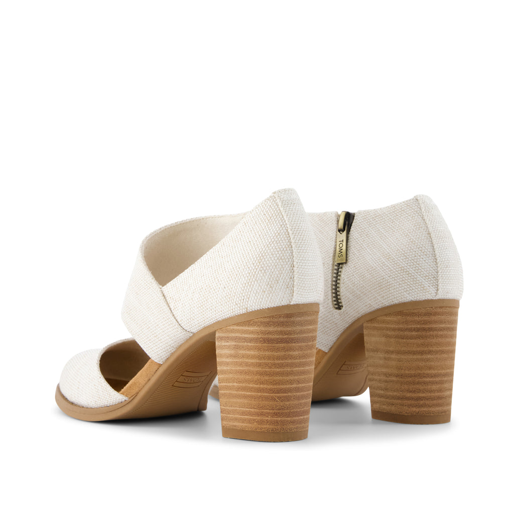 Milan Nova Heel - Natural Back View