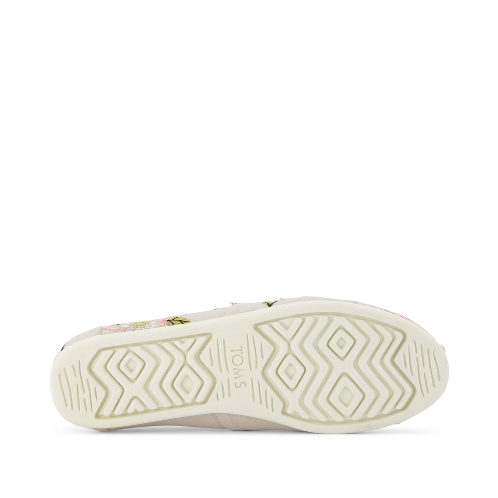 Alpargata Classic - Natural Embroidered Floral

 Bottom Sole View