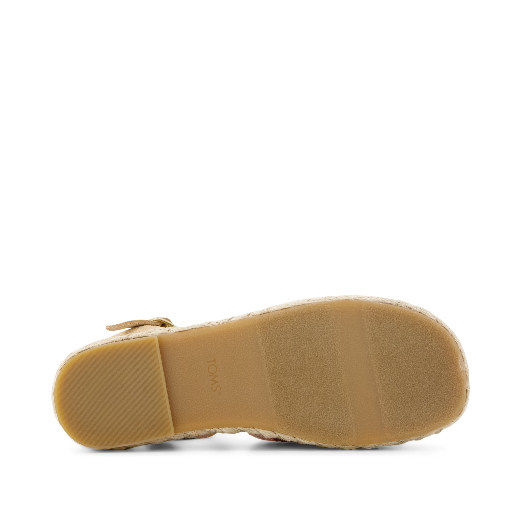 Abby Flatform Espadrille Sandal - Bloom Crochet Bottom Sole View