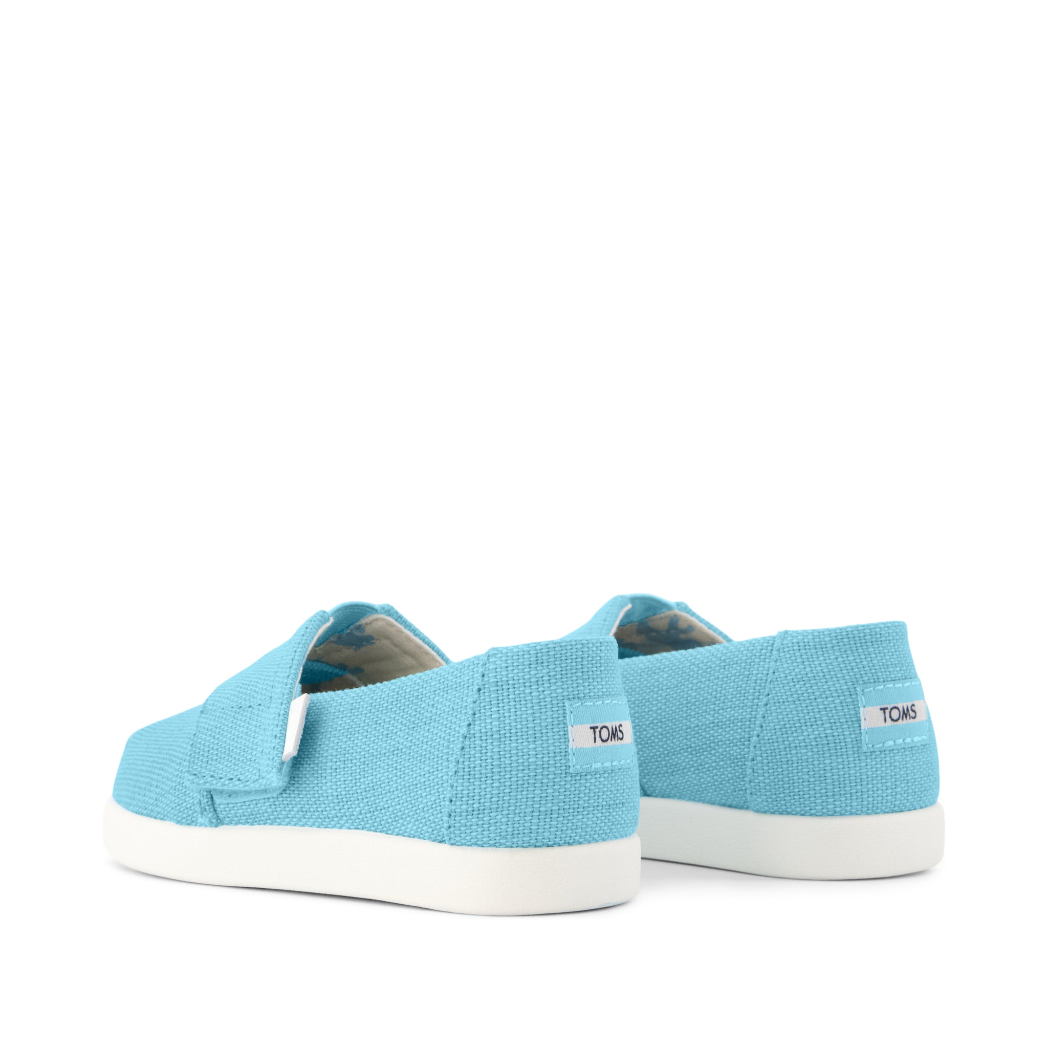 Alpargata Classic Toddler Shoe - TOMS Cerulean Blue Back View