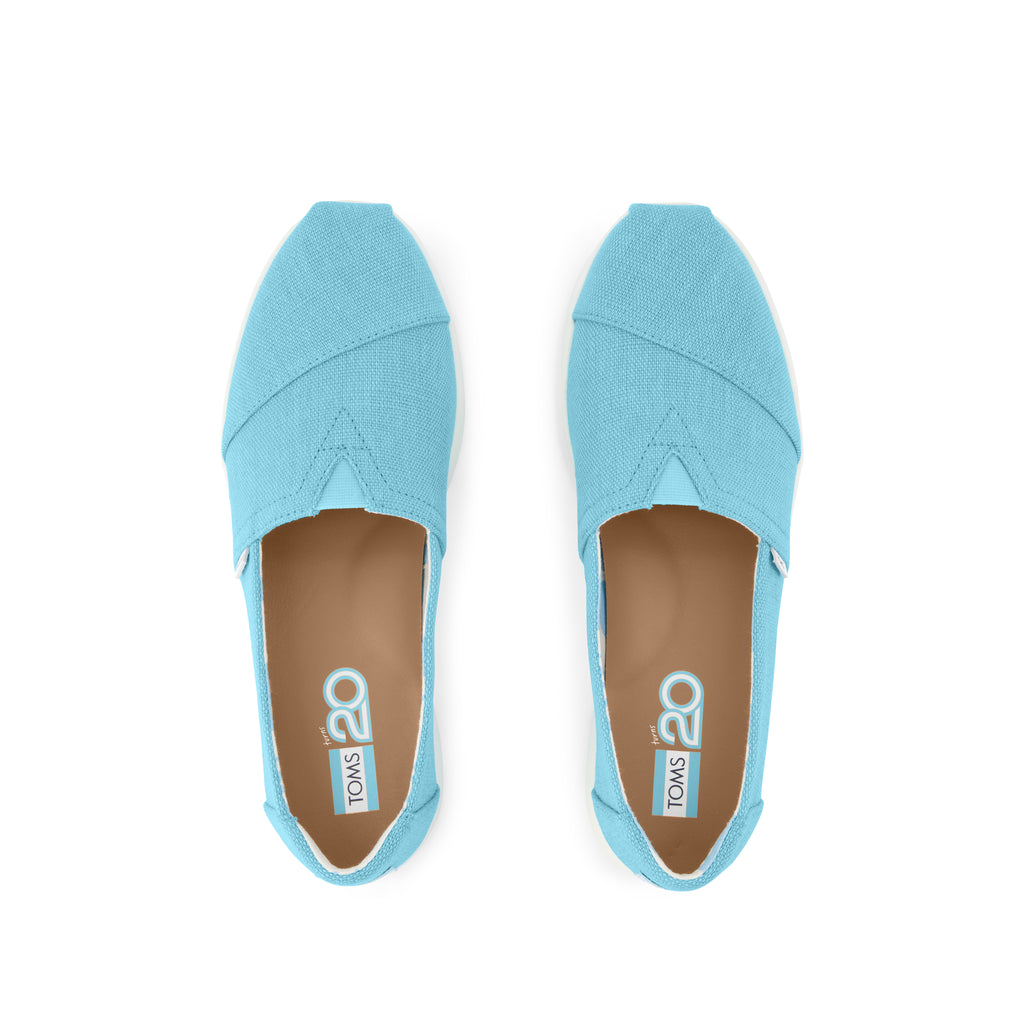 Alpargata Plus - TOMS Blue Top View