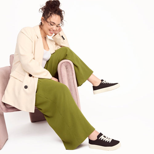 Verona Black Heritage Canvas Sneaker