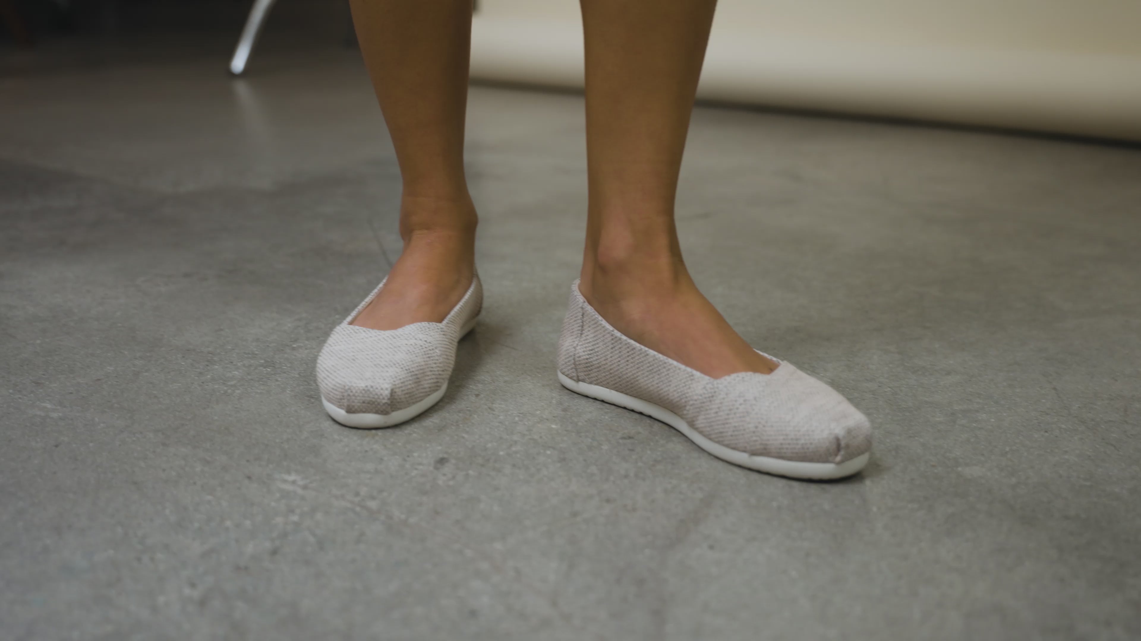 Womens Alpargata Ballet Flat Natural Melange